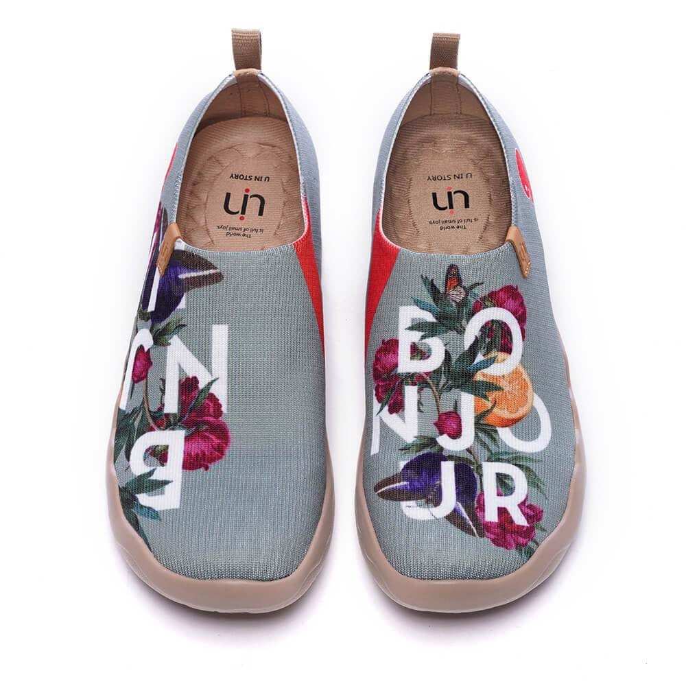 UIN Footwear Women Flora Chic Canvas loafers
