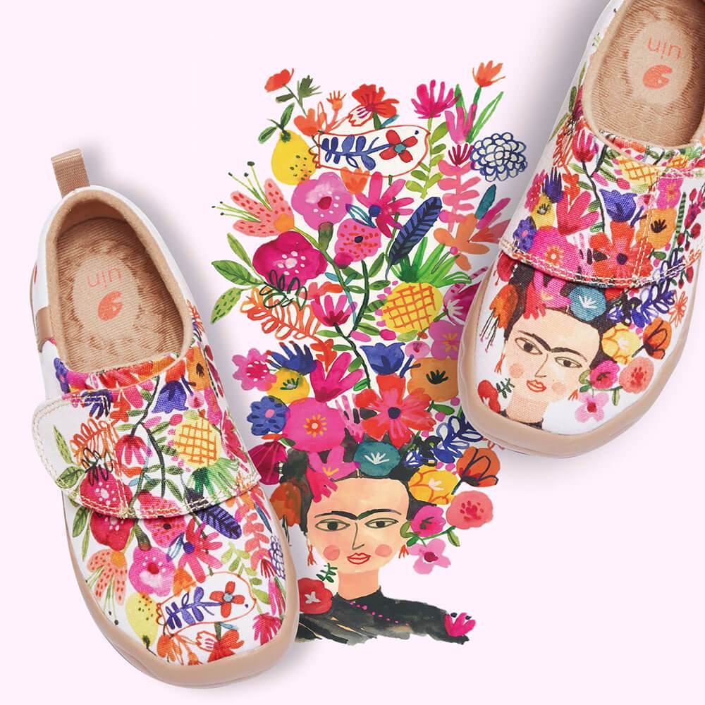 UIN Footwear Kid Frida Makes My Day Kid Canvas loafers