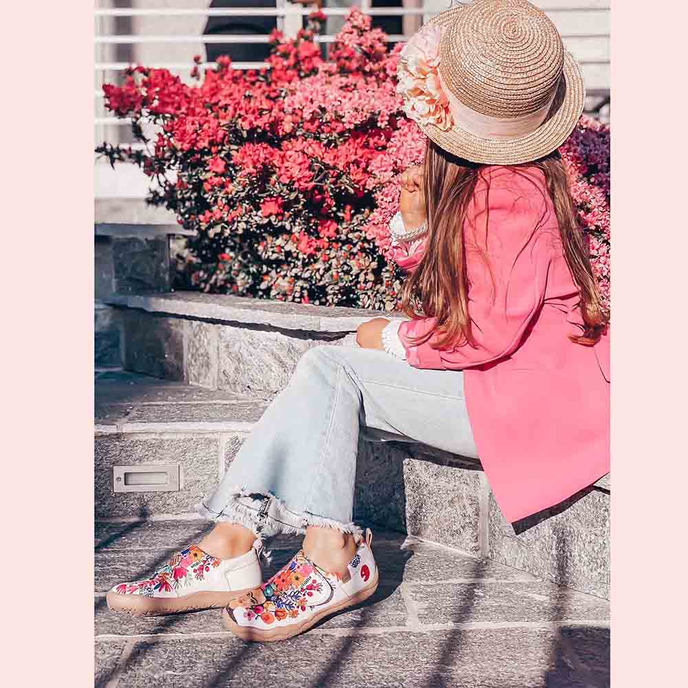 UIN Footwear Kid Frida Makes My Day Kid Canvas loafers