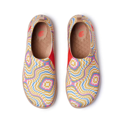UIN Footwear Women Pop Art Ripple Toledo I Women Canvas loafers