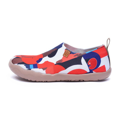 STREET CANVAS Kids Art Designed Knitted Slip-on Shoes