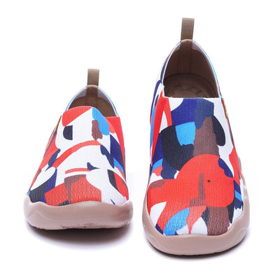STREET CANVAS Kids Art Designed Knitted Slip-on Shoes