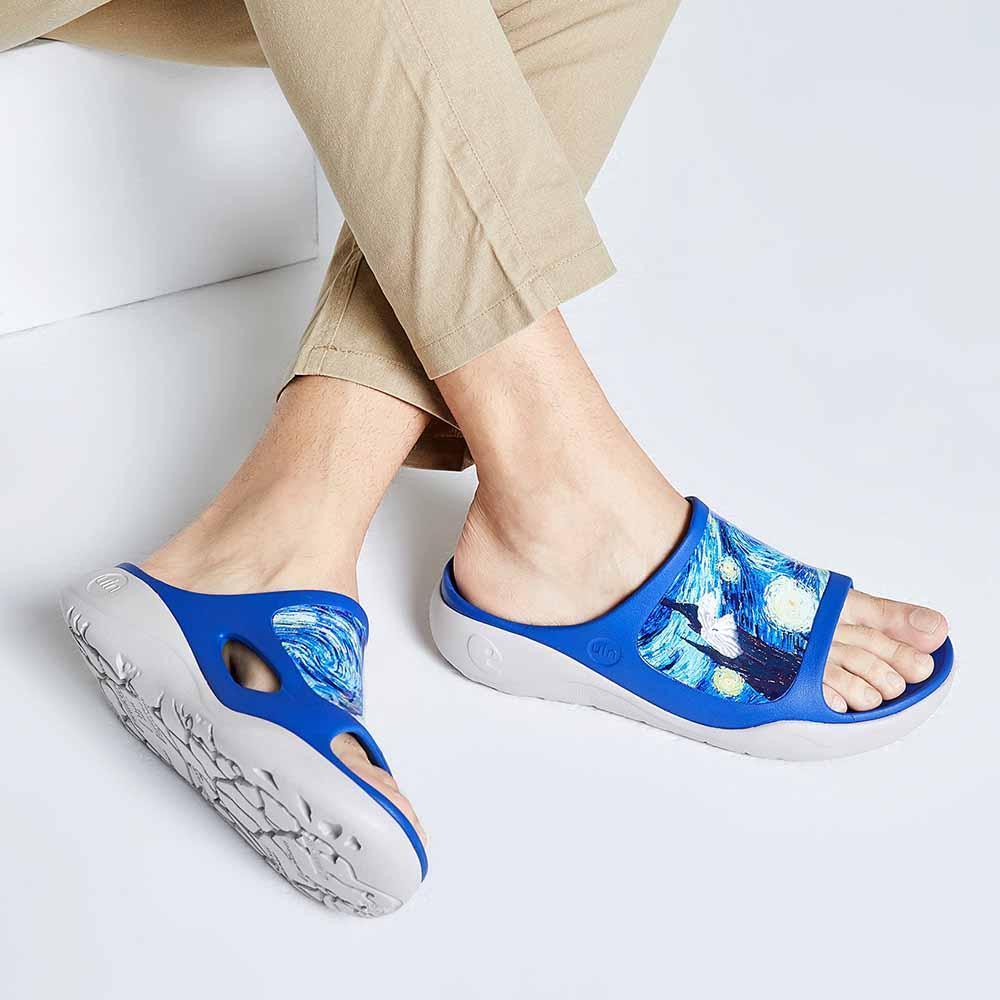Starry Night Ibiza Slides Men