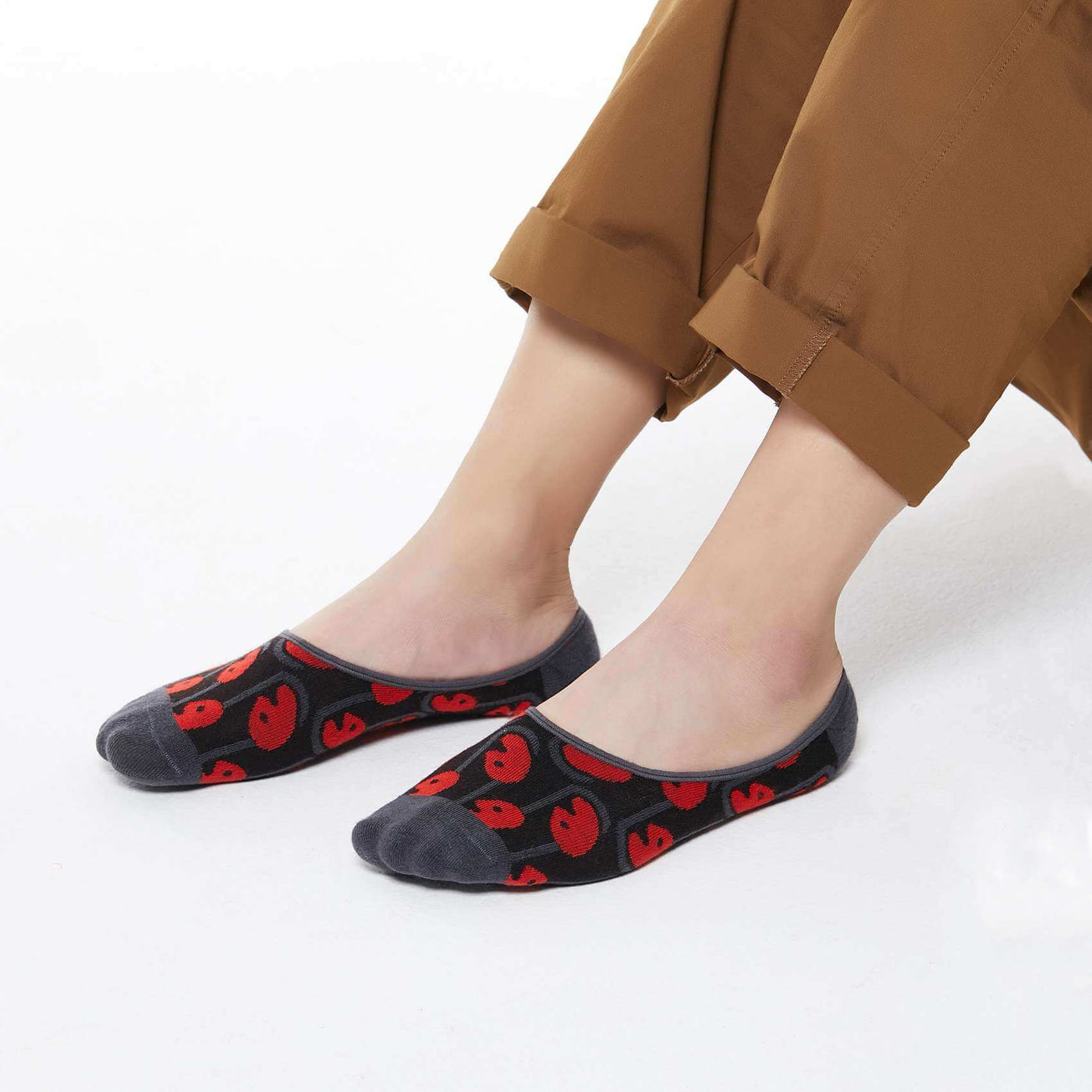 UIN Footwear Accesory Love Coke Canvas loafers