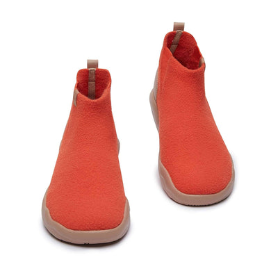 UIN Footwear Kid Aruora Knitted Wool Granada Kid Canvas loafers