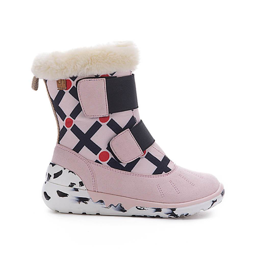 UIN Footwear Kid Ashmole Boots Pink Kids Canvas loafers