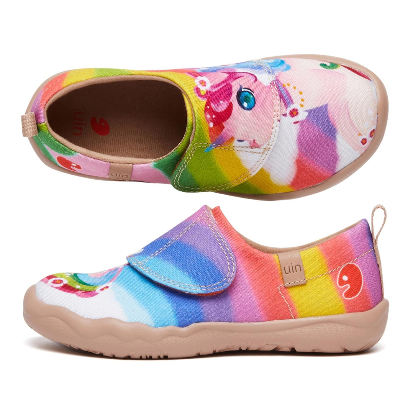 UIN Footwear Kid Dreamy Unicorn Toledo I Kid Canvas loafers