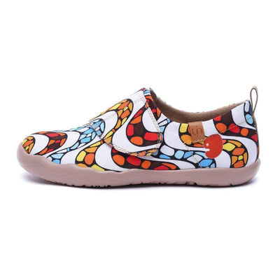 UIN Footwear Kid LA PEDRERA Kids Art Painted Canvas Shoes Canvas loafers