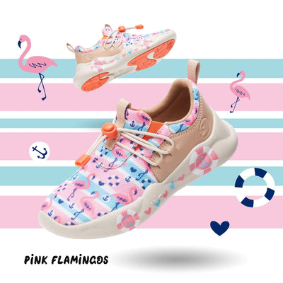UIN Footwear Kid Pink Flamingos Mijas XIII Kid Canvas loafers