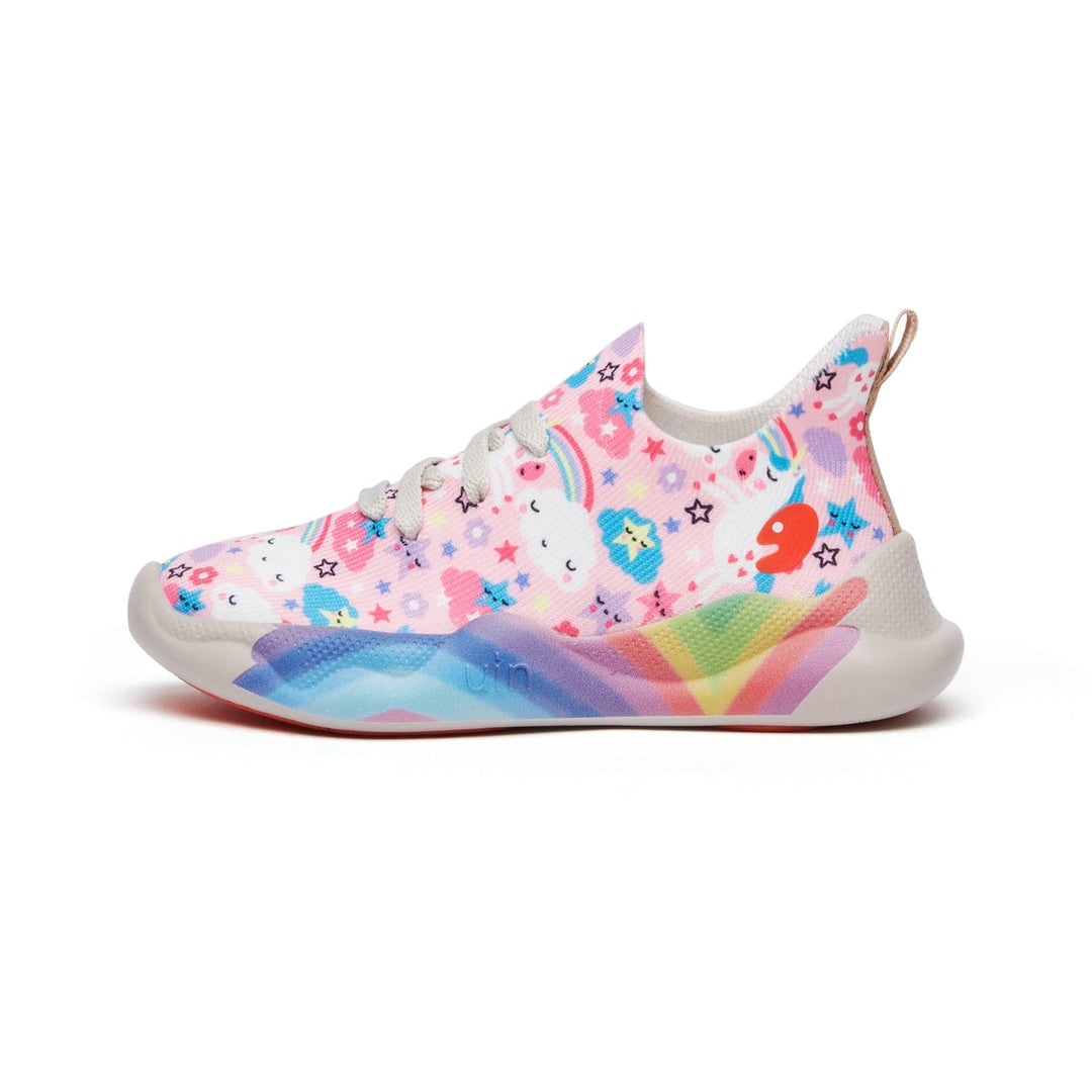 UIN Footwear Kid Rainbow Unicorn Mijas I Kid Canvas loafers