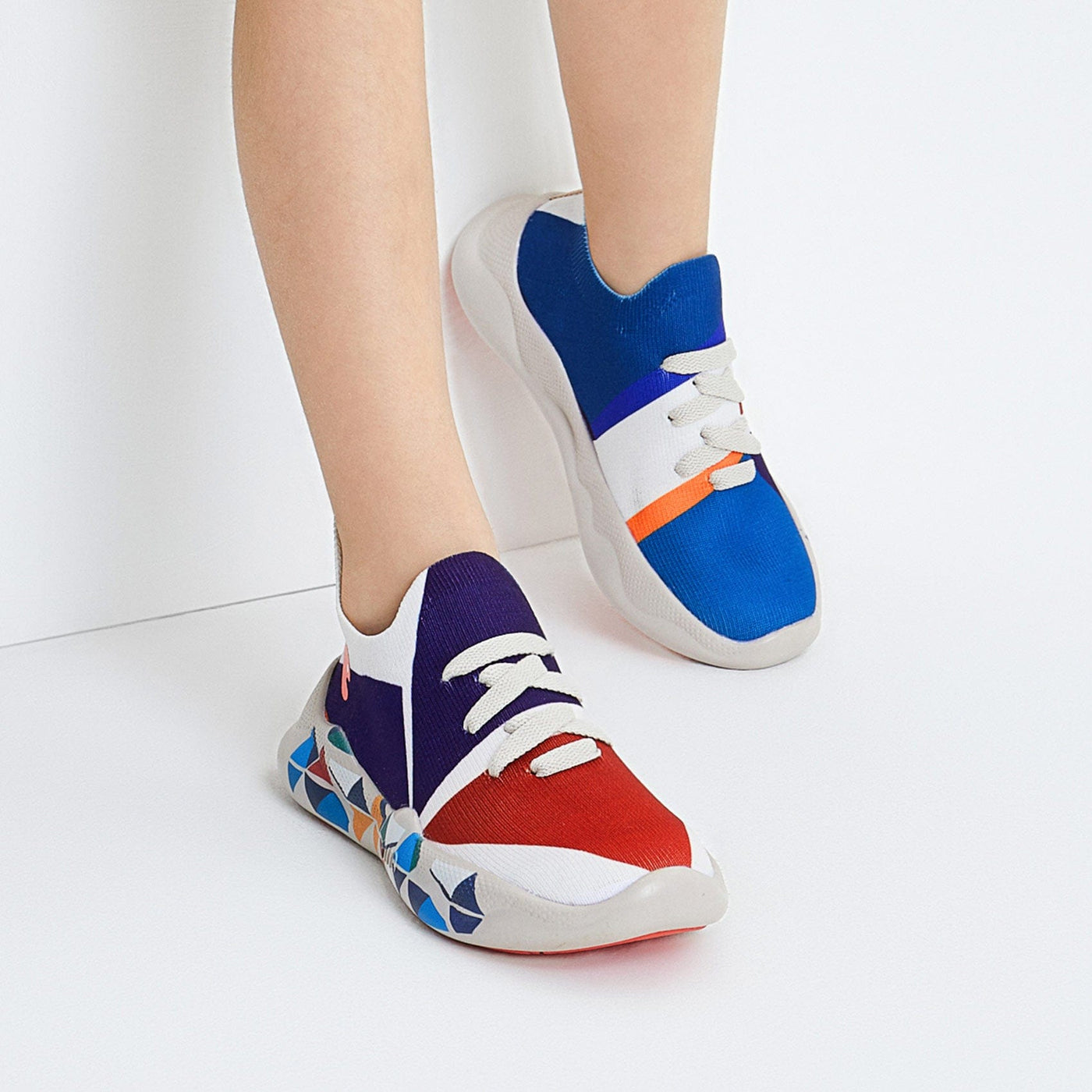 UIN Footwear Kid Triangle Puzzle Mijas I Kid Canvas loafers