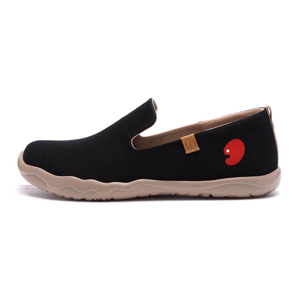 UIN Footwear Men Barcelona Canvas Black Canvas loafers