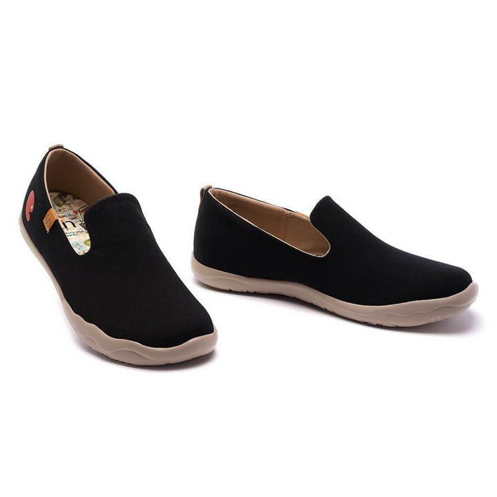 UIN Footwear Men Barcelona Canvas Black Canvas loafers