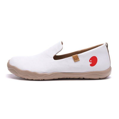 UIN Footwear Men Barcelona Canvas White Canvas loafers