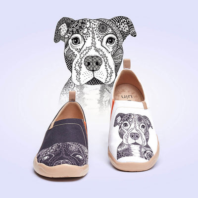 UIN Footwear Men Bulldog Canvas loafers