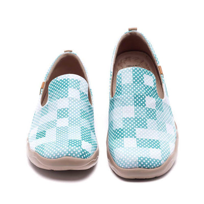 UIN Footwear Men Cubic Ocean Canvas loafers