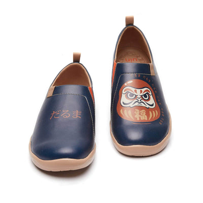 UIN Footwear Men Daruma-Deep Blue Canvas loafers