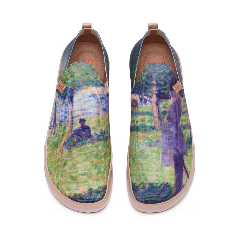 UIN Footwear Men Georges Seurat Study for 'La Grande Jatte¡¯ Fuerteventura Men Canvas loafers