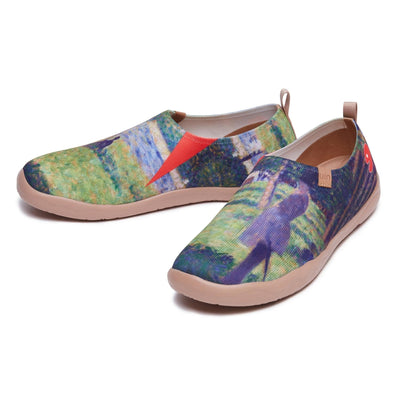 UIN Footwear Men Georges Seurat Study for 'La Grande Jatte’ Men Canvas loafers