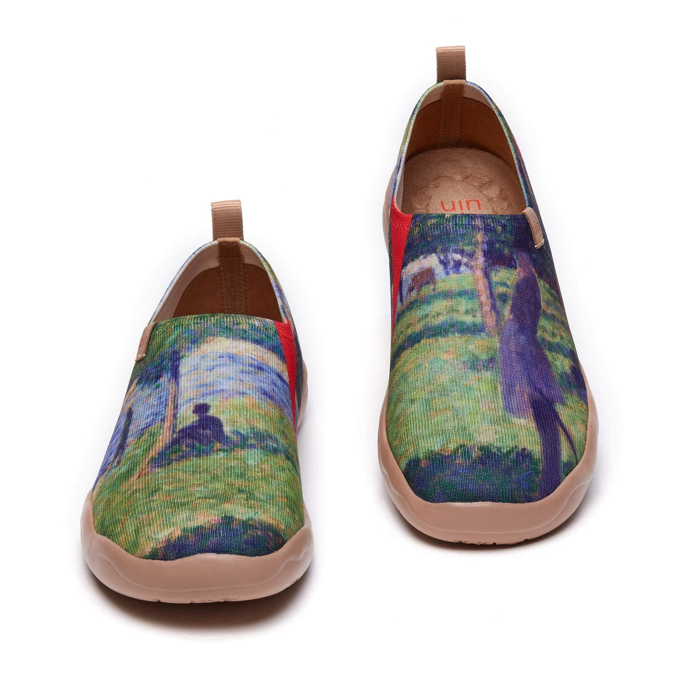 UIN Footwear Men Georges Seurat Study for 'La Grande Jatte’ Men Canvas loafers
