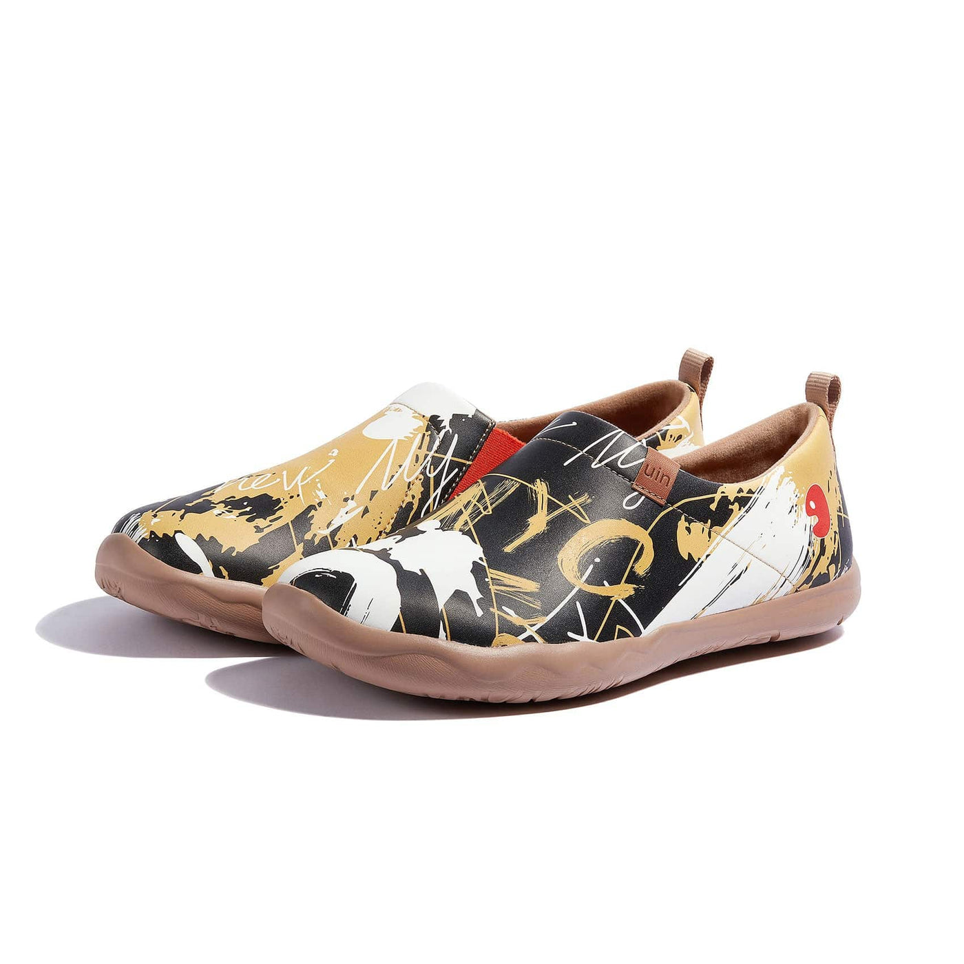 UIN Footwear Men Graffiti NYC Toledo I Men Canvas loafers