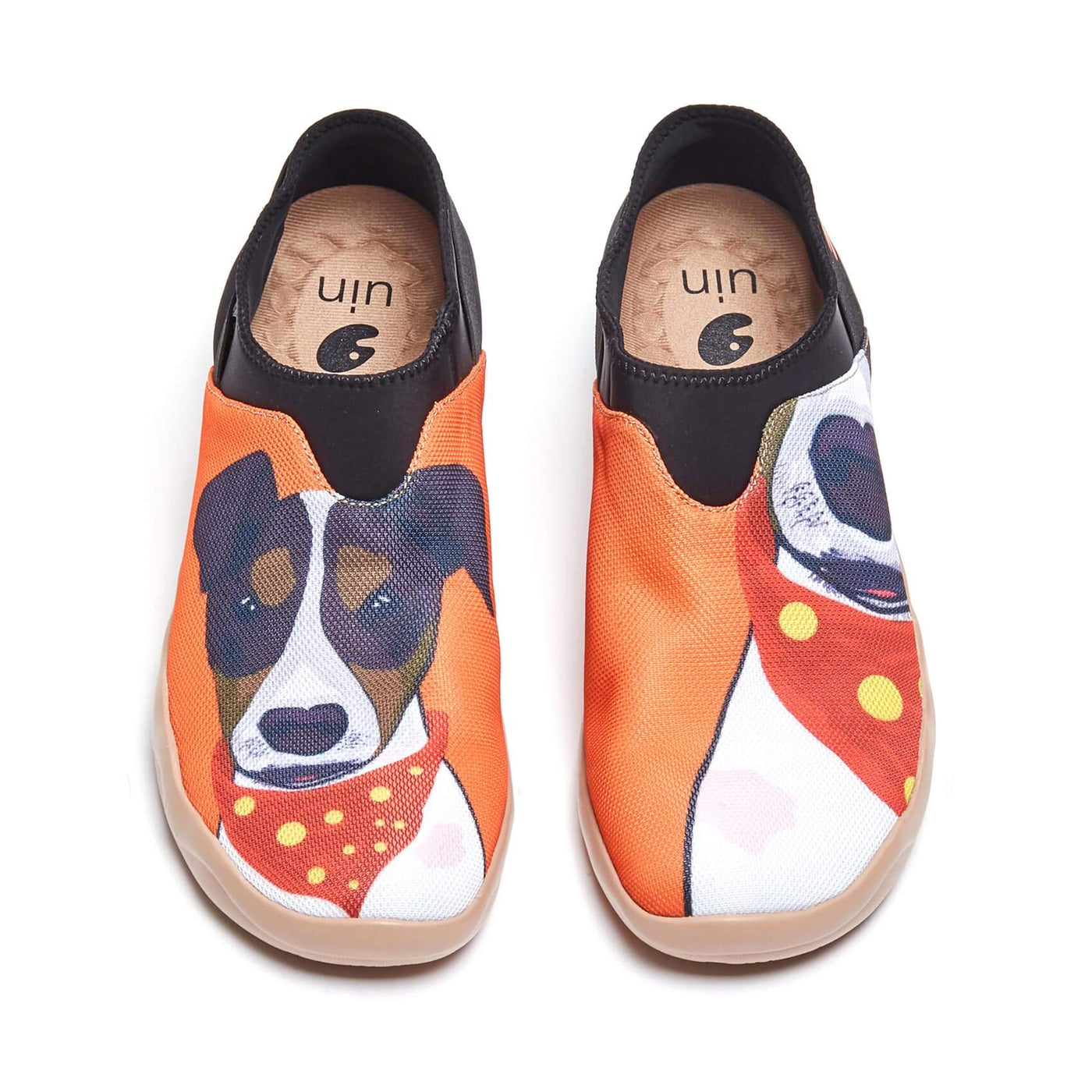 UIN Footwear Men Jack Russell Terrier Verona Canvas loafers