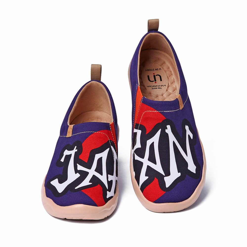 UIN Footwear Men Japan Street Canvas loafers