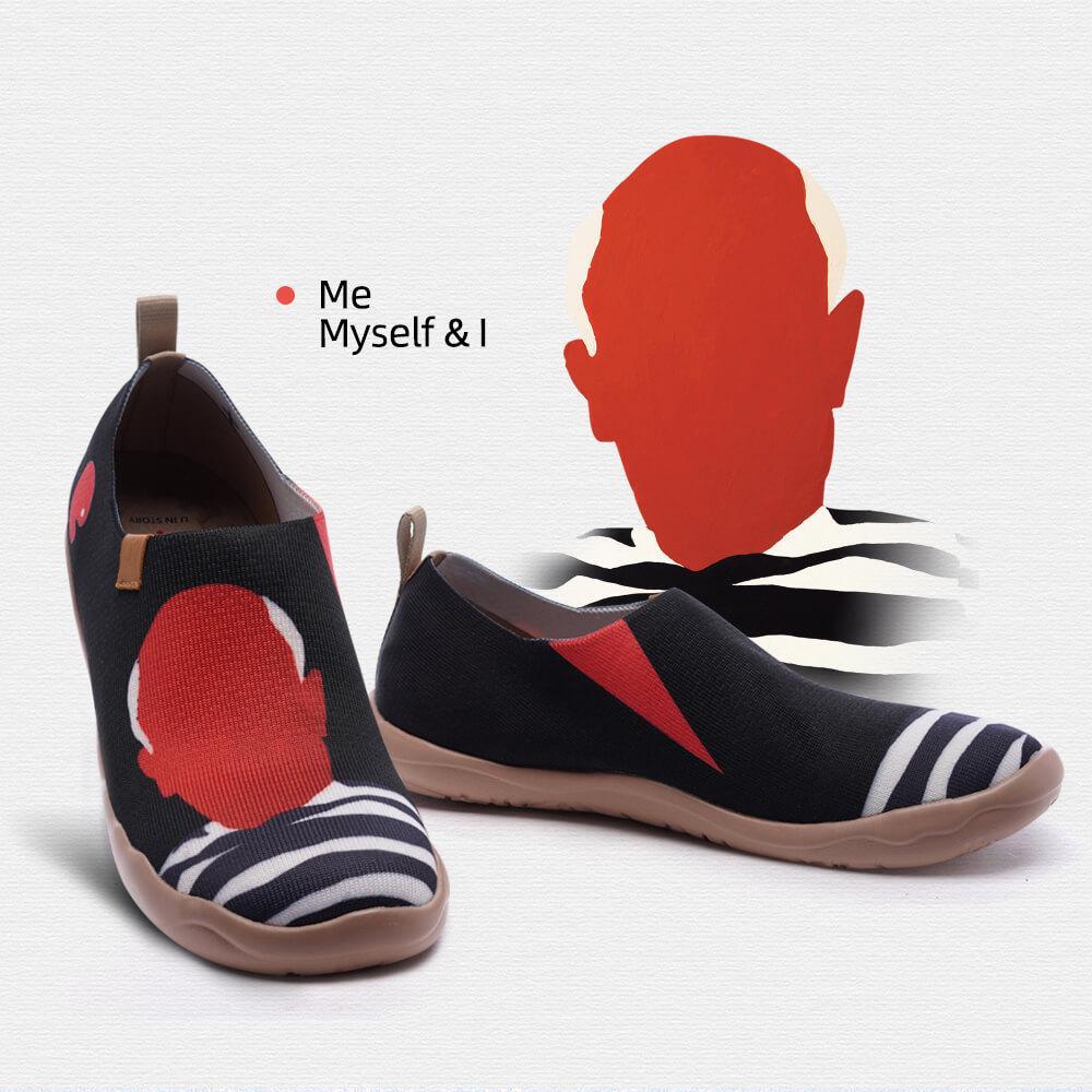 UIN Footwear Men Me Myself & I Canvas loafers