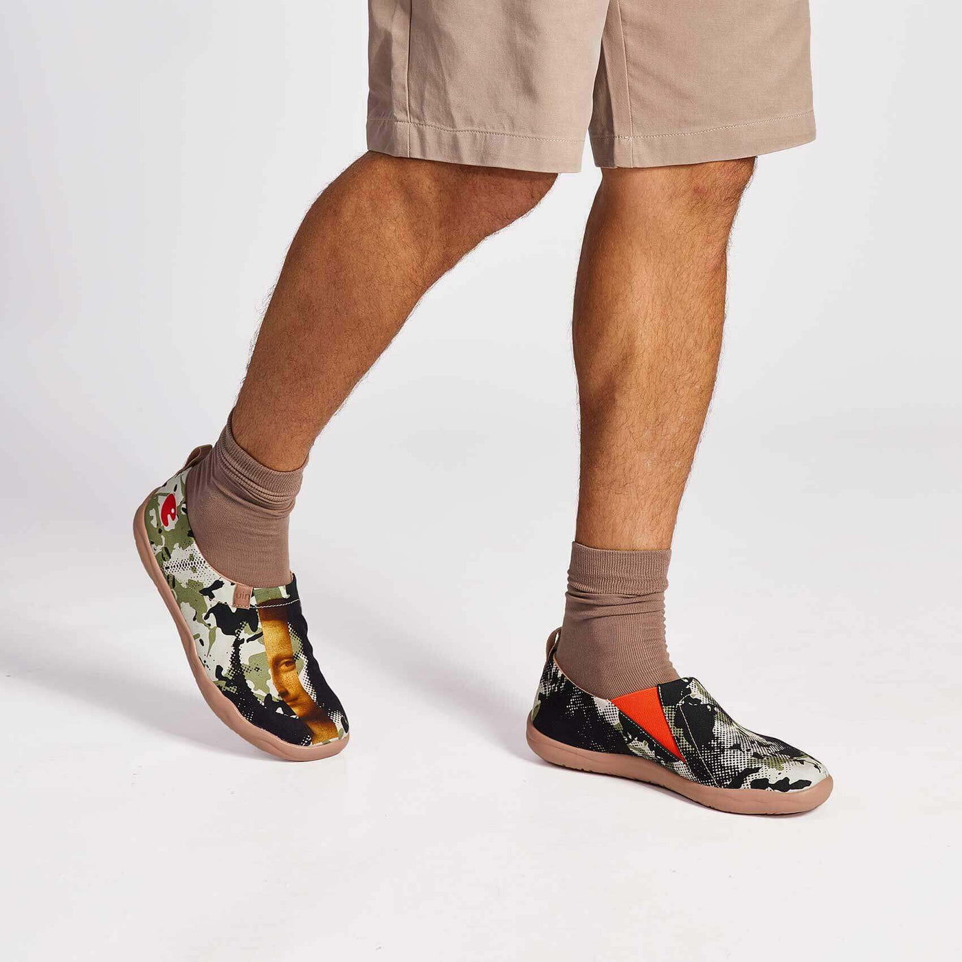 UIN Footwear Men (Pre-sale) Lisa Art Canvas loafers