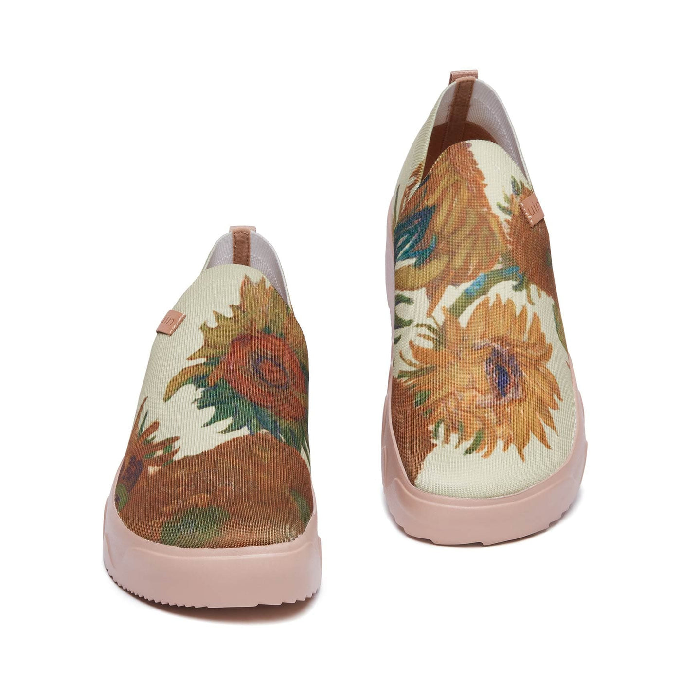 UIN Footwear Men Van Gogh Sunflowers Fuerteventura Men Canvas loafers