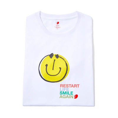 UIN Footwear T-shirt Smiley T-shirt Canvas loafers