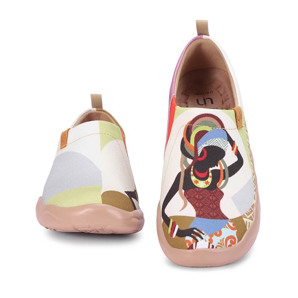 UIN Footwear Women AFRICAN BEAUTY Women Slip-on Shoes Canvas loafers
