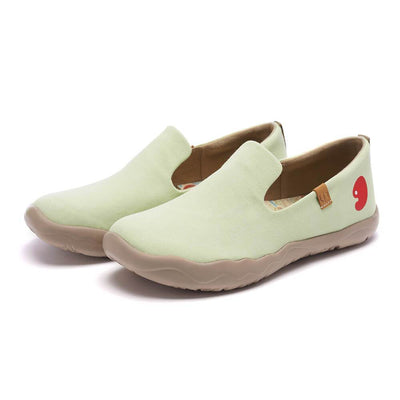 UIN Footwear Women Barcelona Canvas Light Green Canvas loafers