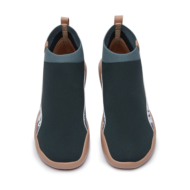 UIN Footwear Women Belle de Nuit-Agate Green II Madrid II Women Canvas loafers