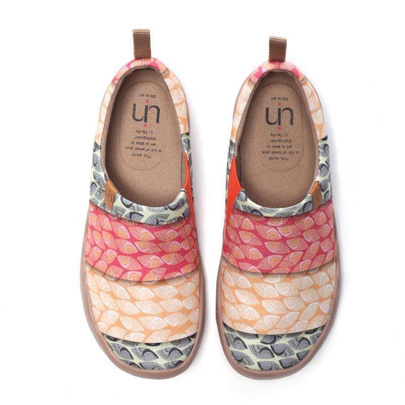 UIN Footwear Women Bodhi Leaf Canvas loafers