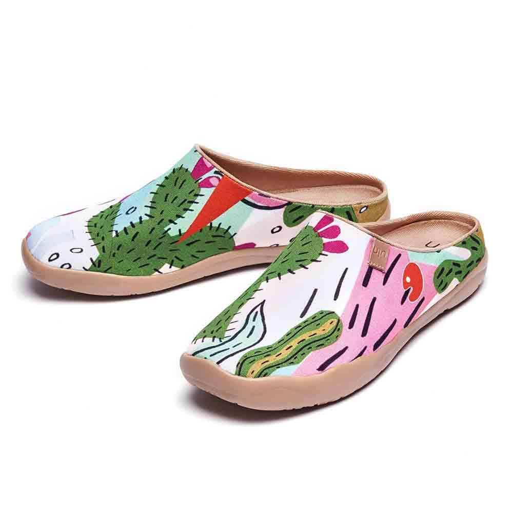 UIN Footwear Women Cactus Slipper Canvas loafers