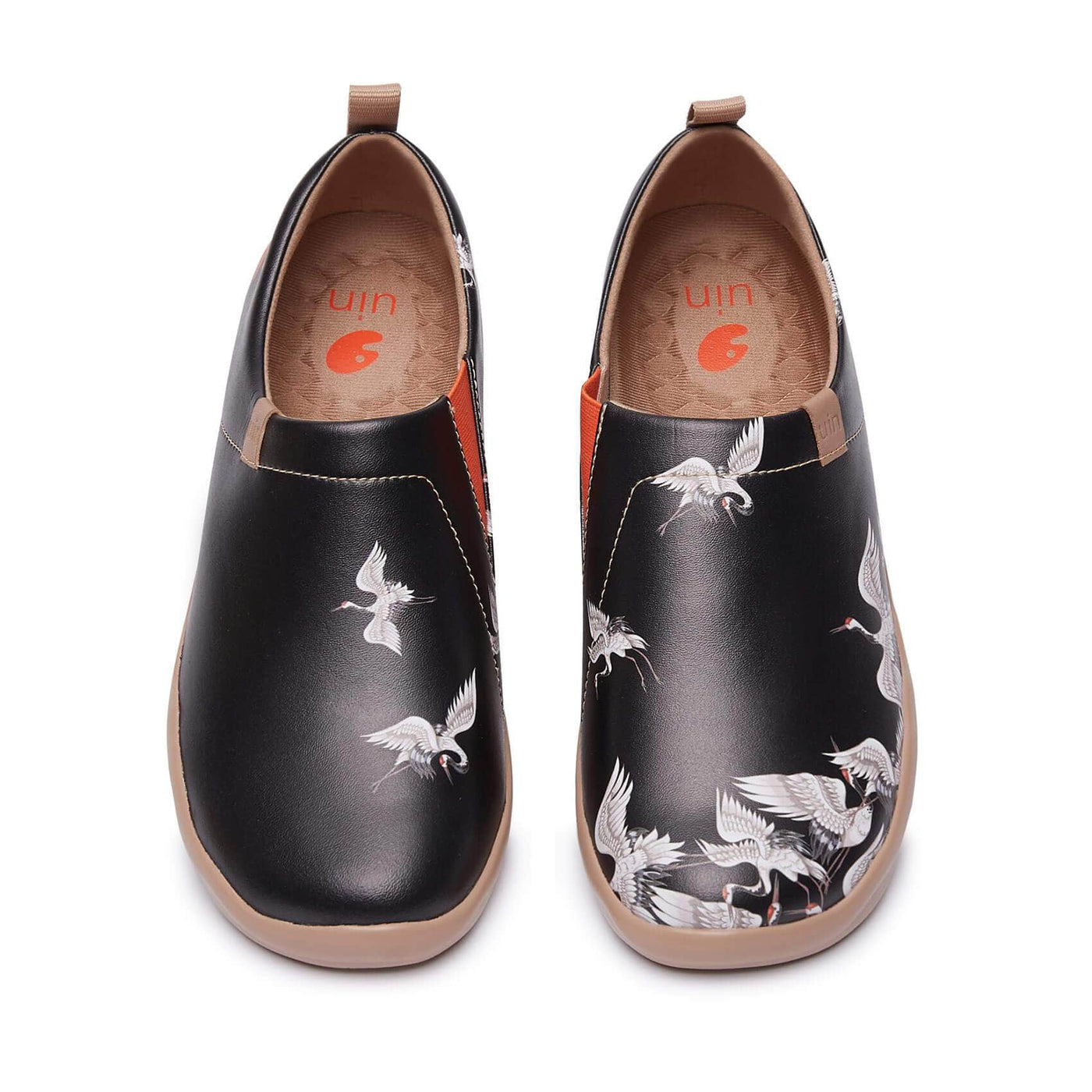 UIN Footwear Women Crane In Dark Canvas loafers