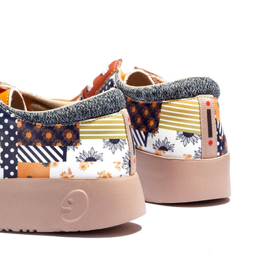 UIN Footwear Women Geometric Sunflower Fuerteventura VIII Women Canvas loafers