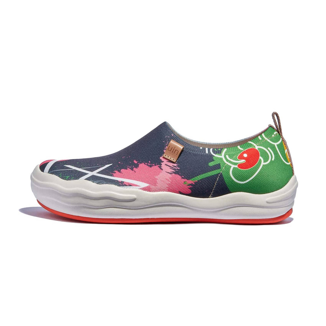 UIN Women's Walking Shoes Art Travel Slip On Casual Lightweight