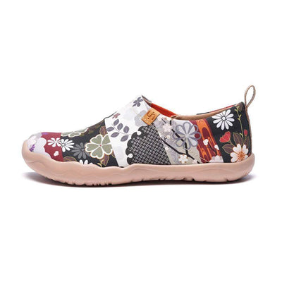 UIN Footwear Women -Hana- Art Painted Women Slip-on Loafers Canvas loafers