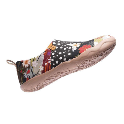 UIN Footwear Women -Hana- Art Painted Women Slip-on Loafers Canvas loafers