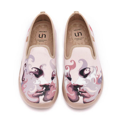 UIN Footwear Women Kiss Me Canvas loafers