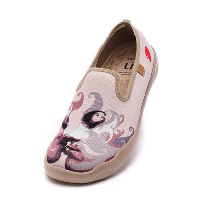 UIN Footwear Women Kiss Me Canvas loafers