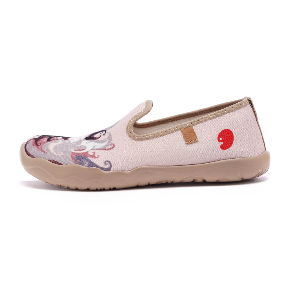 UIN Footwear Women Kiss Me Canvas loafers