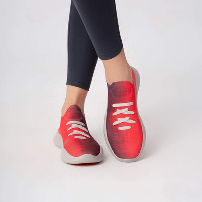 UIN Footwear Women Lava Red Mijas I Women Canvas loafers