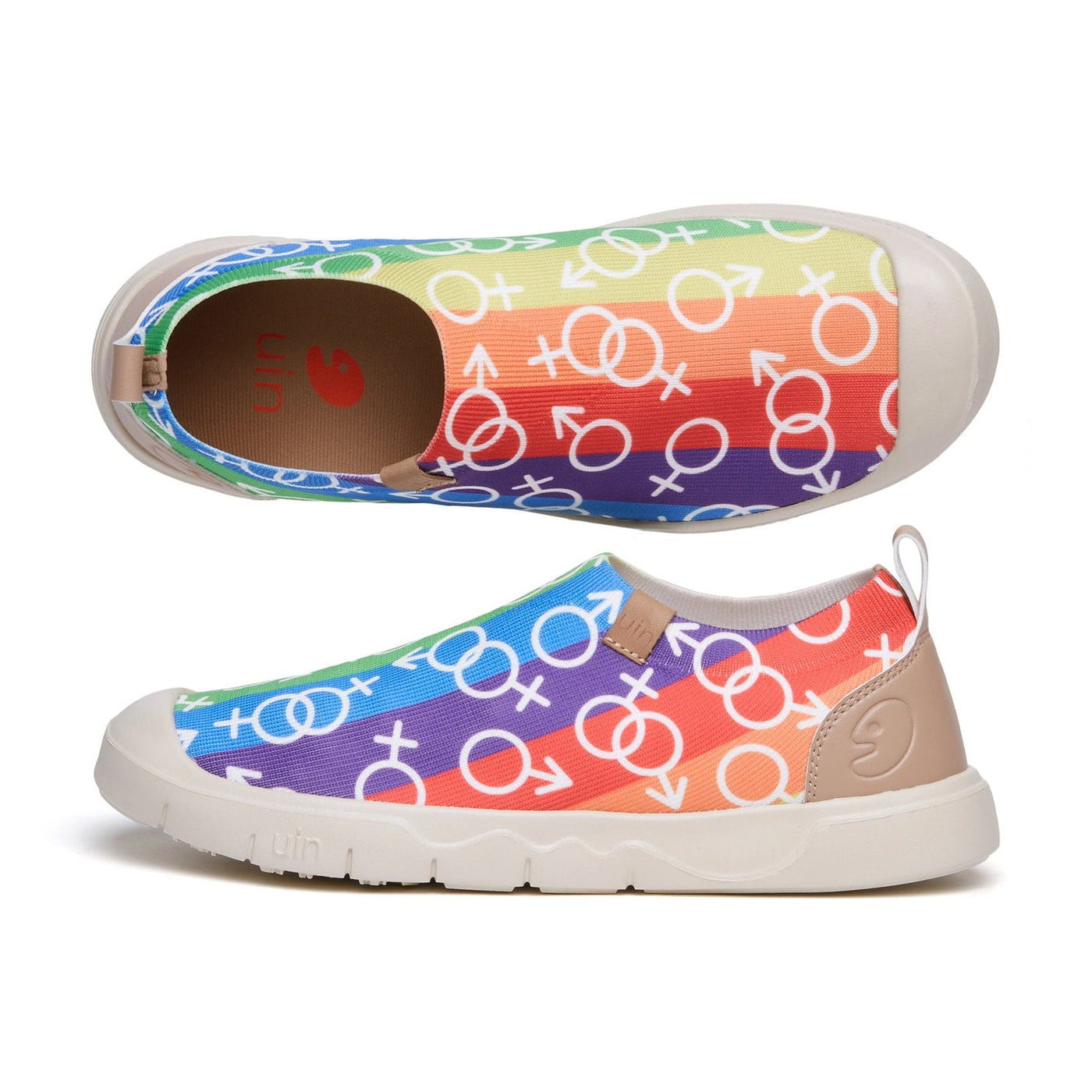 UIN Footwear Women Love is Love II Cadiz II Women Canvas loafers