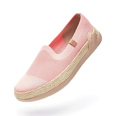 UIN Footwear Women Marbella II Pink Canvas loafers