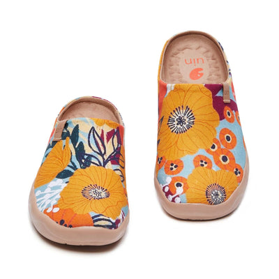 UIN Footwear Women Marigolds Malaga Slipper Canvas loafers