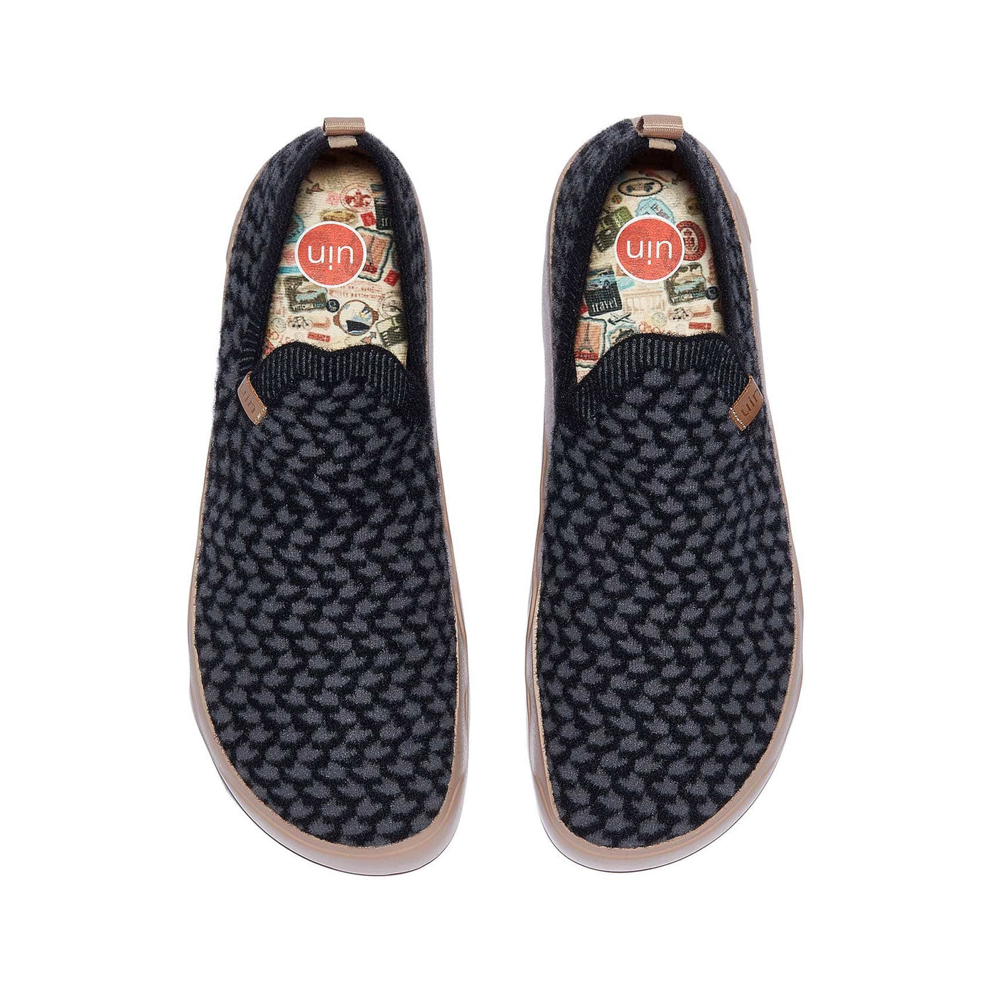 UIN Footwear Women Mysterious Black Fuerteventura I Women Canvas loafers