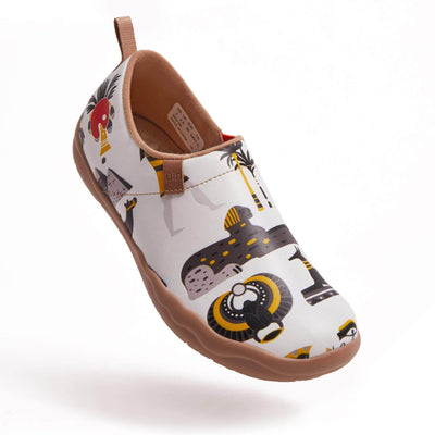 UIN Footwear Women (Pre-sale) Impressions of Egypt Canvas loafers